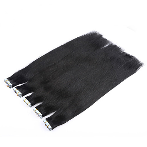 

16 26 brazilian tape hair extensions strong tape in human hair extensions 20pcs set for fashions women hair extensions