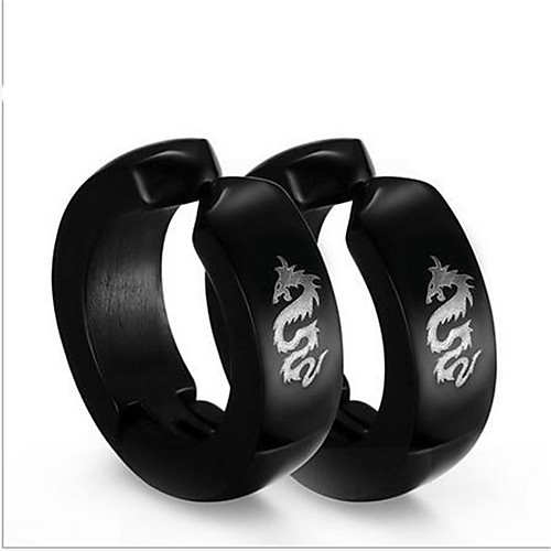 

Муж. Серьги-кольца Серьги Серьги, обнимающие мочку уха Мода Титановая сталь Серьги Бижутерия Черный Назначение Новогодние подарки Для вечеринок Повседневные