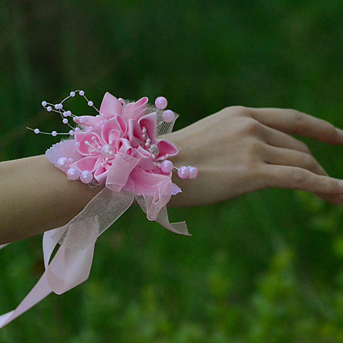 

Wedding Flowers Wrist Corsages Wedding / Party / Evening Tulle / Satin 1.18""(Approx.3cm)