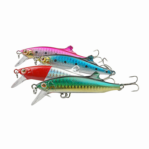

1 pcs Fishing Lures Minnow Sinking Bass Trout Pike Spinning Freshwater Fishing Bass Fishing Hard Plastic / Lure Fishing / General Fishing