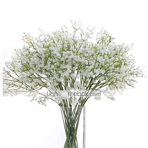 

Gypsophila Artificial Flowers 6 Branch Wedding Flowers Baby Breath Tabletop Flower