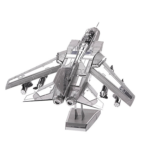 

3D Puzzle Jigsaw Puzzle Metal Puzzle Fighter Aircraft compatible Legoing Fun Classic Boys' Girls' Toy Gift