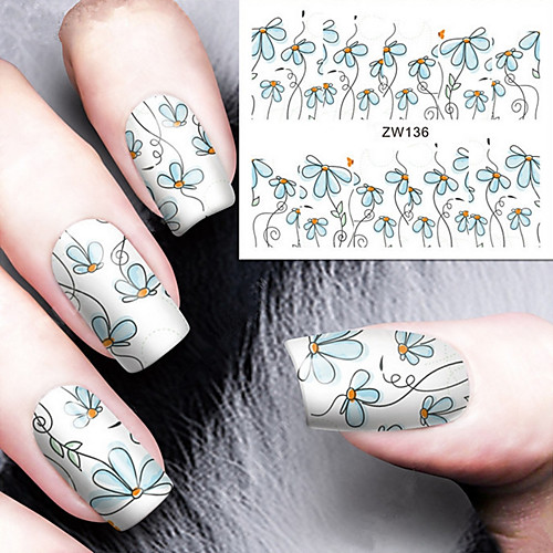 

1 pcs Наклейка для переноса воды маникюр Маникюр педикюр Мода Повседневные
