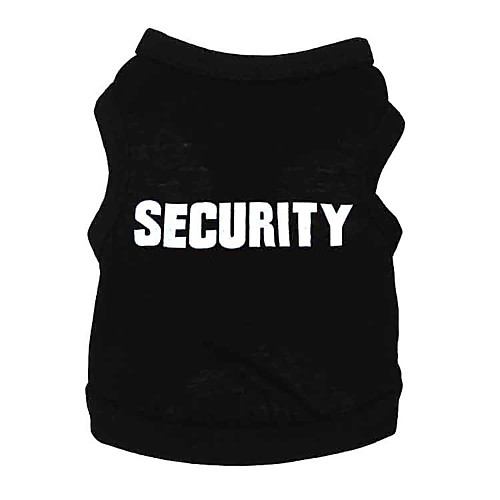 

Dog Shirt / T-Shirt Dog Clothes Breathable Black Costume Large Dog Cotton Letter & Number Fashion XL XXL XXXL XXXXL XXXXXL