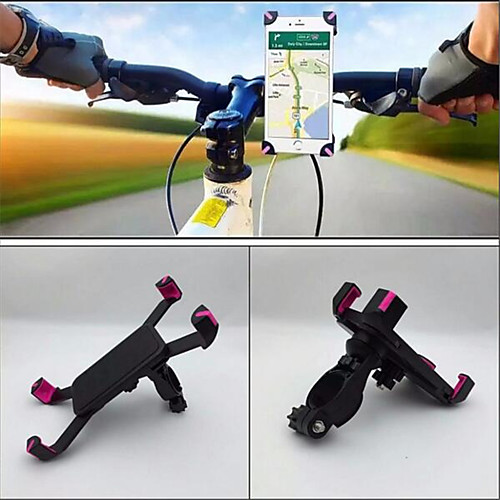 фото Крепление для телефона на велосипед компактность стабилизатор стабильный для шоссейный велосипед горный велосипед abs iphone x iphone xs iphone xr велоспорт черный розовый 1 pcs Lightinthebox