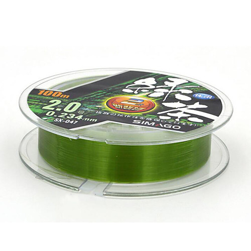 

Monofilament 1 pcs 100M / 110 Yards Nylon 120LB 0.2 mm General Fishing