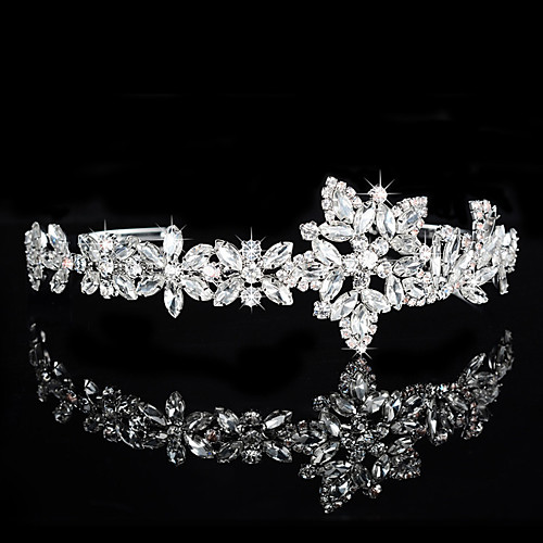 

Brass / Crystal / Rhinestone Tiaras with 1 Wedding / Special Occasion Headpiece