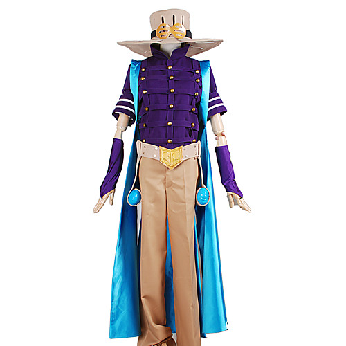 

Вдохновлен Bizarre Adventure JoJo в Zeppeli Аниме Косплэй костюмы Косплей Костюмы Однотонный / Пэчворк Кофты / Брюки / Головные уборы Назначение Муж. / Satin