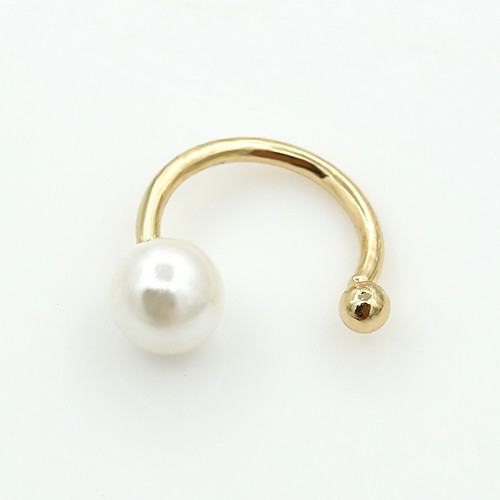 

Women's Clip on Earring Personalized Fashion Imitation Pearl Earrings Jewelry Gold / Silver For Daily Casual