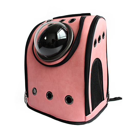 фото Кошка собака переезд и перевозные рюкзаки астронавт капсула carrier животные корпусы компактность дышащий однотонный кофейный бледно-розовый цвет розовый Lightinthebox