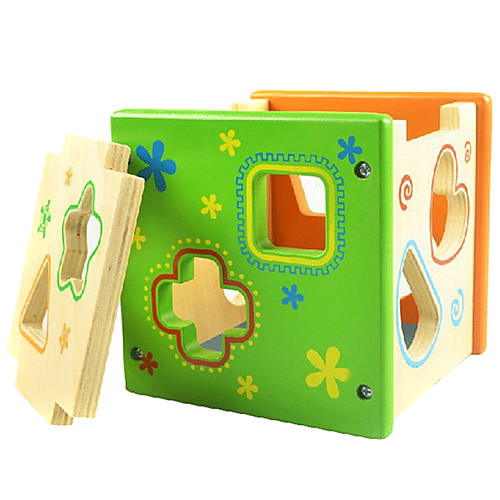 

Colorful Direct Environmental Intelligence Box Shape Matching Building Blocks Wooden Educational Toys Infant Toys