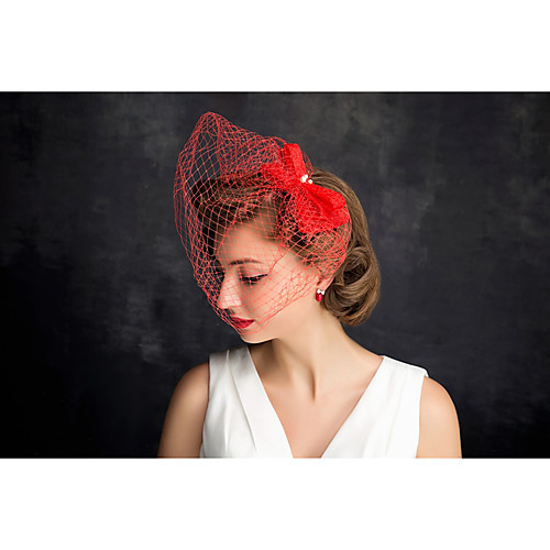

Жемчуг / Сеть Fascinators / Головные уборы с Цветы 1шт Особые случаи Заставка