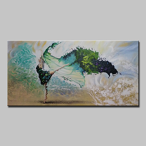 

Oil Painting Hand Painted - Landscape Modern With Stretched Frame / Stretched Canvas