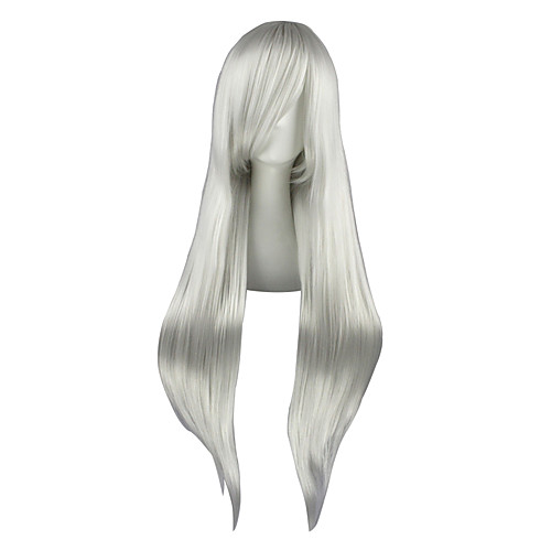 

Final Fantasy Sephiroth Косплэй парики Муж. Жен. 32 дюймовый Термостойкое волокно Серебряный Аниме
