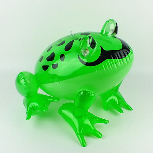 

Fashion Light Up Toy Novelty Toy Frog PVC Green For Kids