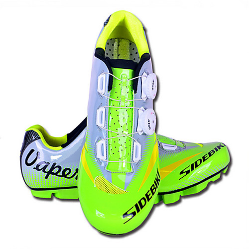 фото Sidebike обувь для горного велосипеда углеволокно дышащий противозаносный велоспорт зеленый муж. обувь для велоспорта Lightinthebox