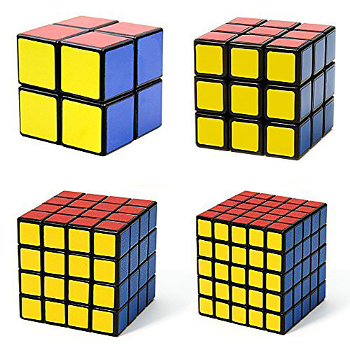 

4 PCS Magic Cube IQ Cube Shengshou 222 333 444 555 Smooth Speed Cube Magic Cube Stress Reliever Puzzle Cube Professional Level Speed Professional Classic & Timeless Kid's Adults' Children's