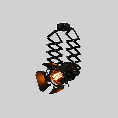 

старинный лофт пятно света промышленный подвесной свет черный прожекторы одежда магазин потолочный светильник