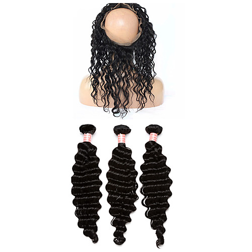 

Malaysian Hair Body Wave Human Hair Weaves 4 Pieces 0.34