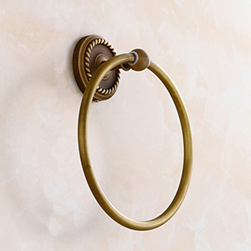 

полотенце кольцо античная латунь настенные вешалки для полотенец аксессуары для ванной комнаты