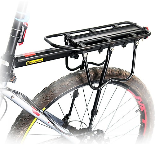 

Bike Cargo Rack Max Load 50 kg Adjustable Reflective Logo Easy to Install Aluminium Alloy Road Bike Mountain Bike MTB - Black