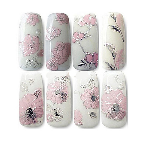 

1 pcs Nail Jewelry nail art Manicure Pedicure Flower / Classic / Wedding Daily