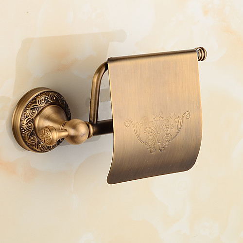 

Toilet Paper Holder Antique Brass 1 pc - Hotel bath