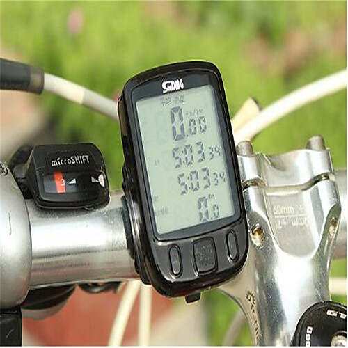 фото A234 велокомпьютер подсветка счётчик пробега нескользящий горный велосипед велосипедный спорт / велоспорт складной велосипед велоспорт Lightinthebox