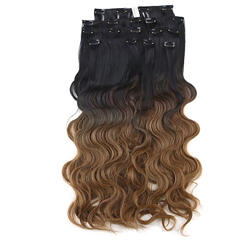 

Synthetic Hair Hair Extension Wavy Classic Clip In Daily High Quality