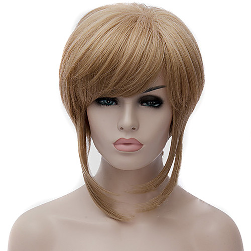 

cosplay wigs golden anime wigs false personality short wig 12 inch Halloween