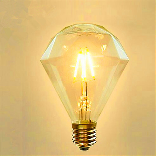 

1шт 4 W 350 lm E26 / E27 LED лампы накаливания G95 4 Светодиодные бусины COB Декоративная Тёплый белый 220-240 V / 1 шт. / RoHs