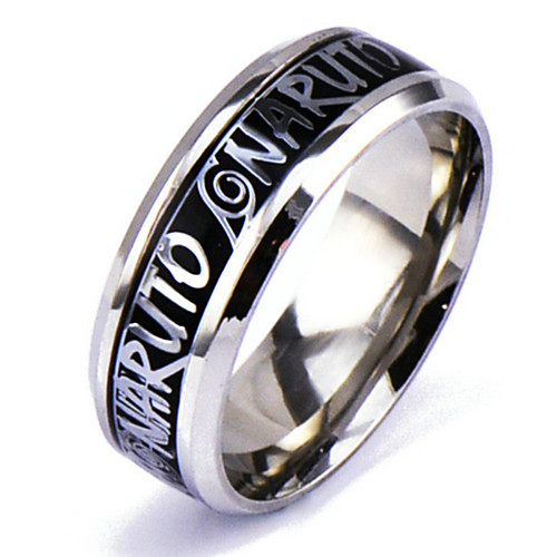 

Men's Band Ring Silver Alloy Punk Rock Daily Casual Jewelry
