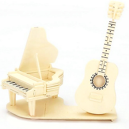 

Musical Instruments 3D Puzzle Wooden Puzzle Wooden Model Wood Kid's Adults' Toy Gift