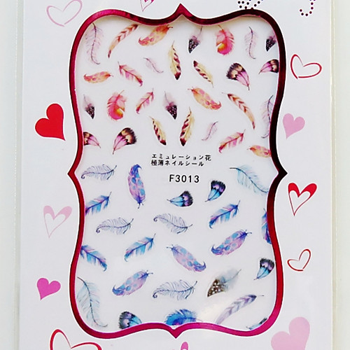 

1 pcs 3D Nail Stickers nail art Manicure Pedicure Fashion Daily