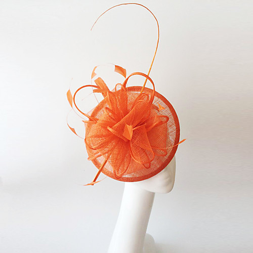 

Лен / Перья Fascinators с 1 Свадьба / Особые случаи Заставка