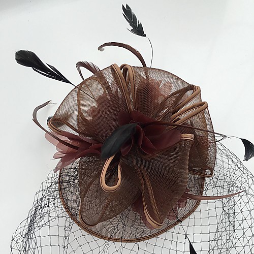 

Перья / Сеть Fascinators / Завесы для птиц с 1 Свадьба / Особые случаи / Повседневные Заставка
