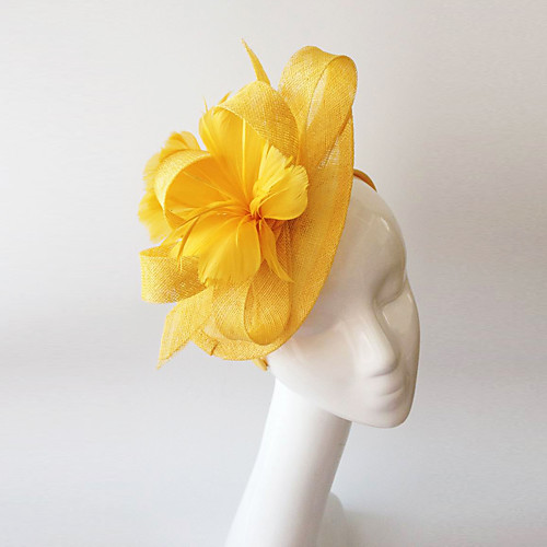 

Лен / Перья Fascinators с 1 Свадьба / Особые случаи Заставка