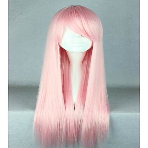 

Парики из искусственных волос Маскарадные парики Прямой Прямой силуэт Парик Розовый Очень длинный Розовый Искусственные волосы Жен. Розовый hairjoy