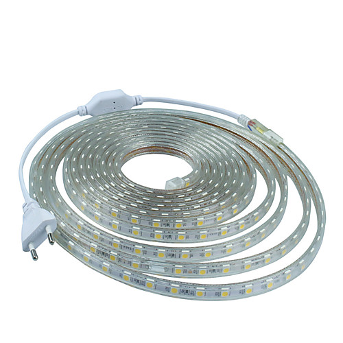 

12m 720 LEDs 5050 SMD Warm White / White / Blue Waterproof 220 V / IP65