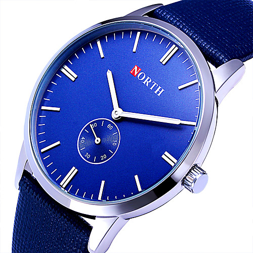 

Women's Sport Watch Military Watch Wrist Watch Quartz Leather Black / Blue / Brown 30 m Cool Analog Casual Vintage Fashion Simple watch - Brown / Gold Black / Silver Black Two Years Battery Life