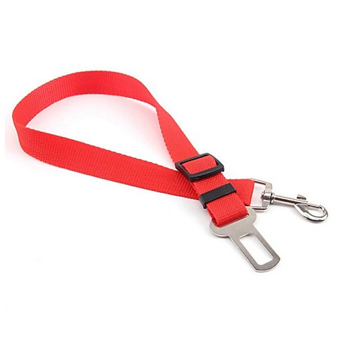 

Dog Leash Car Seat Harness / Safety Harness Waterproof Soft For Car Solid Colored Nylon Purple Red Blue