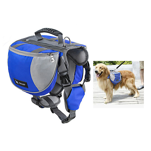 

Dog Carrier Bag & Travel Backpack Dog Pack Dog Backpack Dog Saddle Bag Waterproof Portable Pet Nylon Black Red Orange
