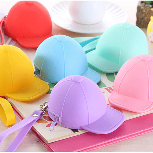 

Baseball Cap Colorful Silicone Change Purse