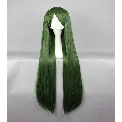 

new style touhou project mima special dark green 100cm long straight cosplay wig Halloween