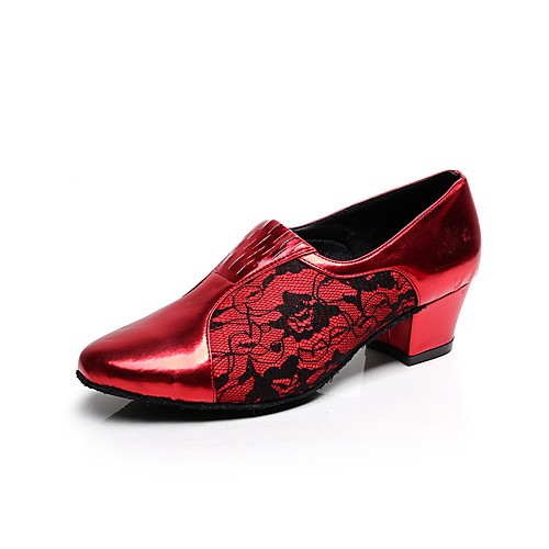 

Women's Latin Shoes / Ballroom Shoes / Salsa Shoes Synthetics Buckle Sandal Buckle Stiletto Heel Customizable Dance Shoes Black / Red / Dark Gray / Indoor / Practice / Professional / EU39