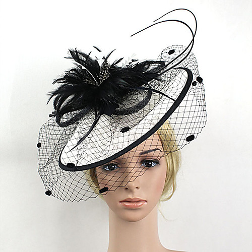 

Перья / Сеть Кентукки дерби шляпа / Fascinators с 1 Свадьба / Особые случаи Заставка