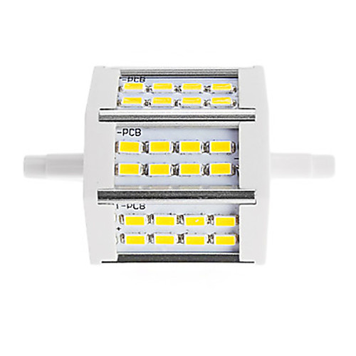 

1 деталь r7s 78mm 10w вело энергосберегающий свет 24 smd 5630 замена галогенная лампа прожектора ac85-265v