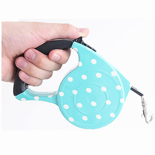 

Dog Leash Adjustable / Retractable Automatic Polka Dot Plastic Random Color