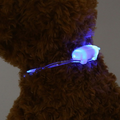 фото Кошка собака ошейники светодиодные фонарики батареи прилагаются новинки пластик зеленый синий розовый lightinthebox