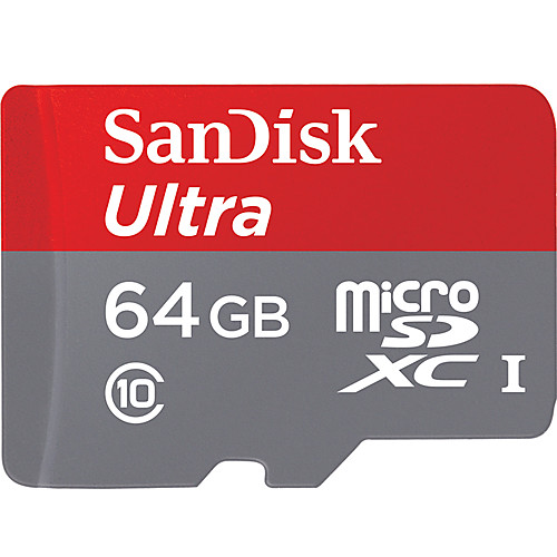 SanDisk 64 Гб Карточка TF Micro SD карты карта памяти UHS-I U1 / Class10 Ultra